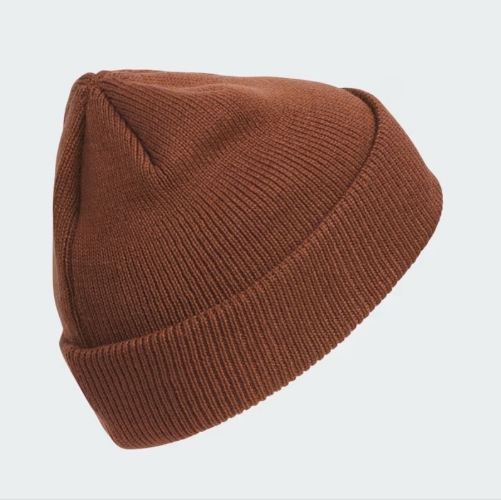 NWT Unisex Adidas Preloved Brown/Black Trefoil  Beanie - Picture 6 of 8